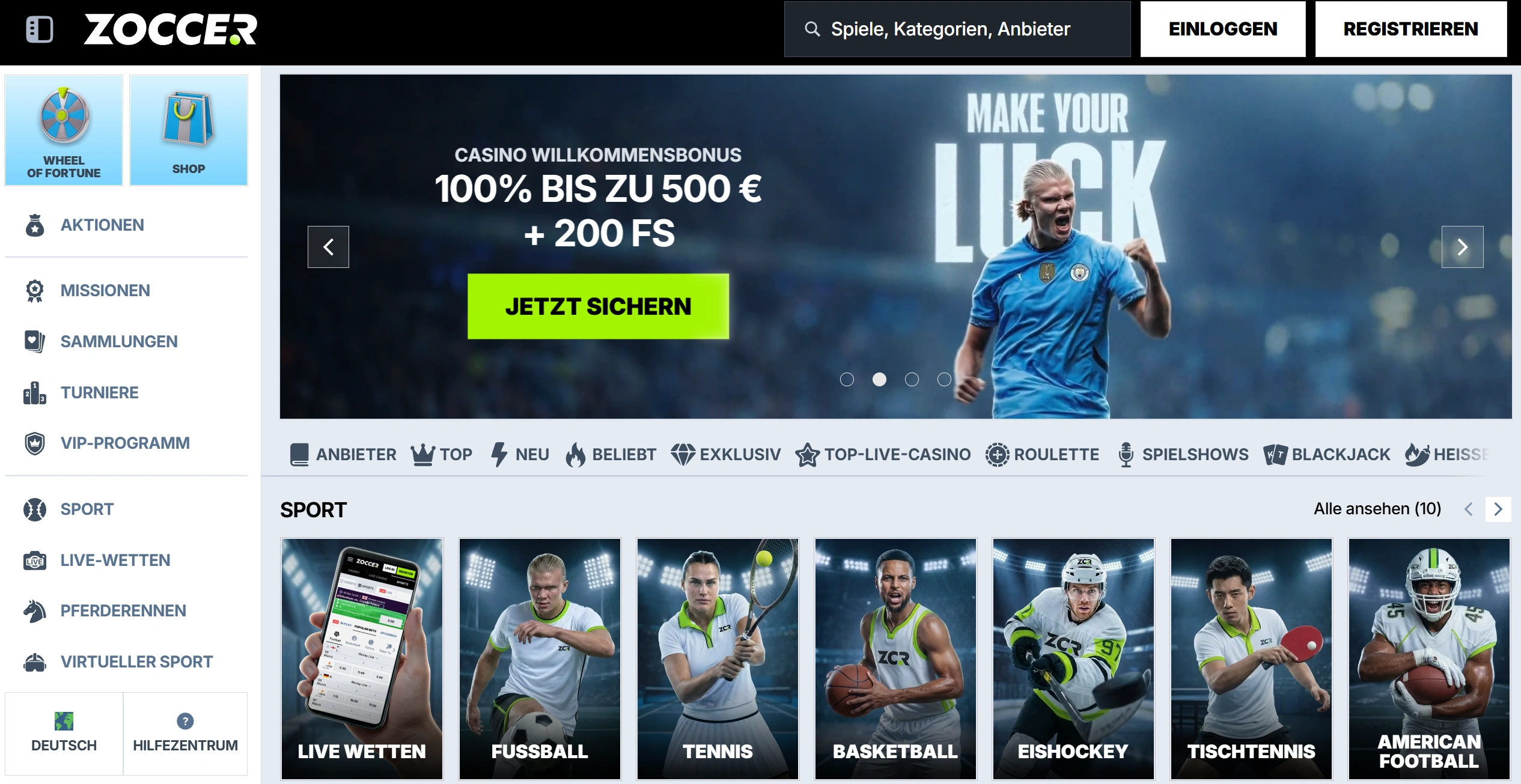 Zoccer Online Casino: Bonusangebote im Überblick — Zoccer Casino